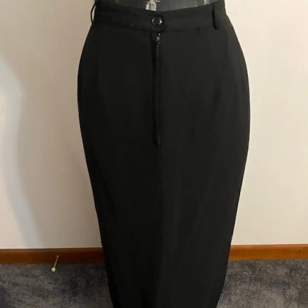 Jones Apparel Black Maxi Pencil skirt, size 16